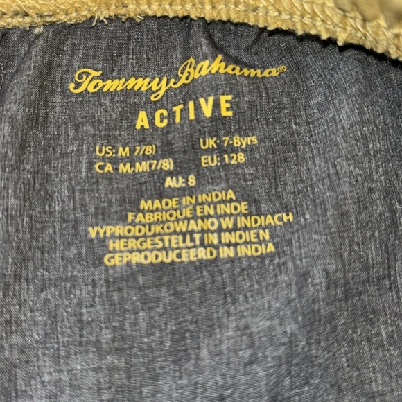 Kids Tommy Bahama Active Boys Shorts Gray Size M 7/8 - Picture 6 of 8
